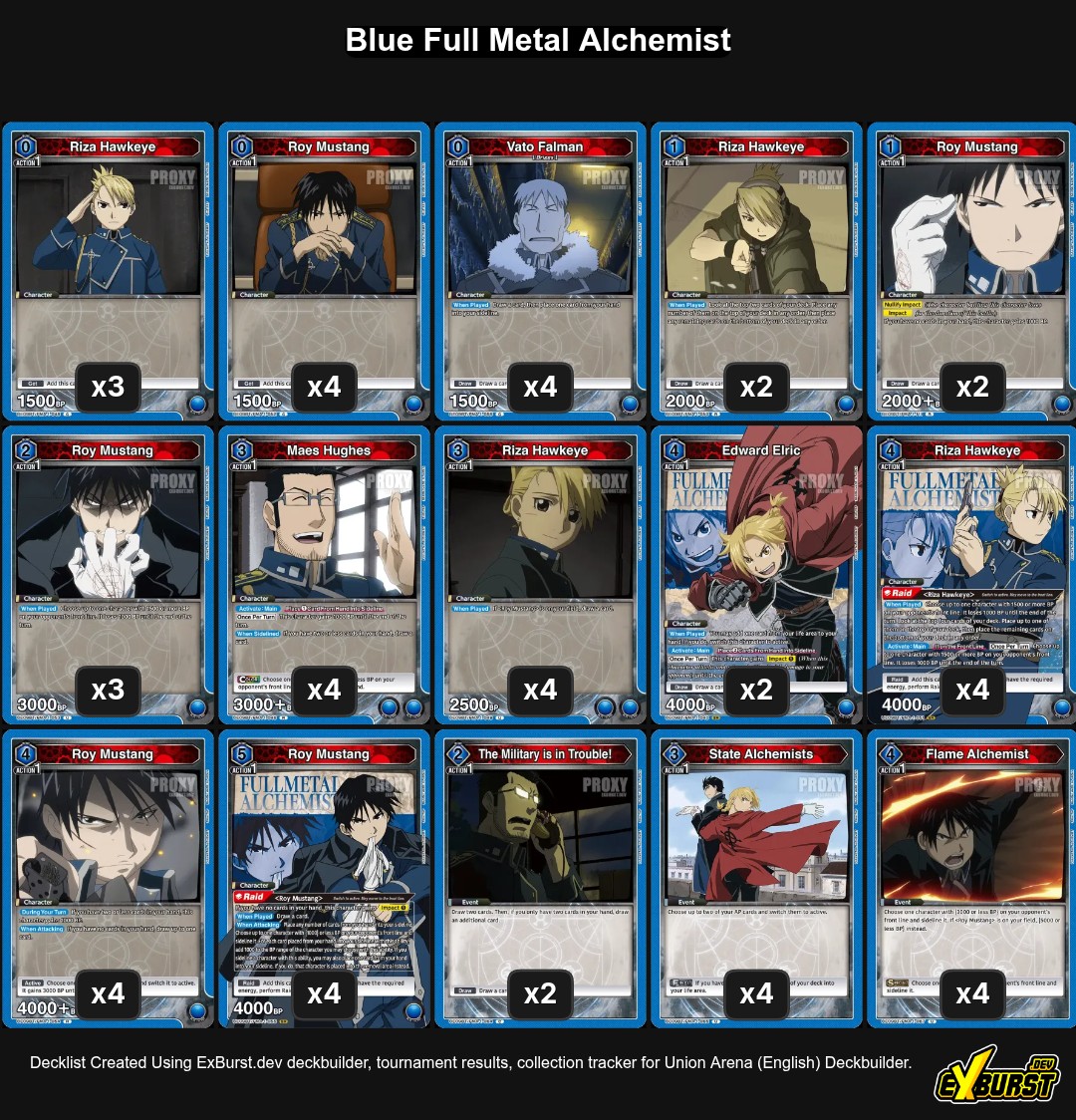 Roy Mustang Union Arena Deck