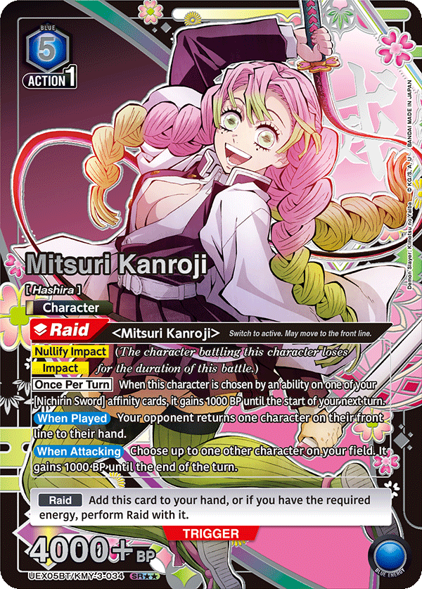 Union Arena Demon Slayer Vol. 2 Kanroji SR**